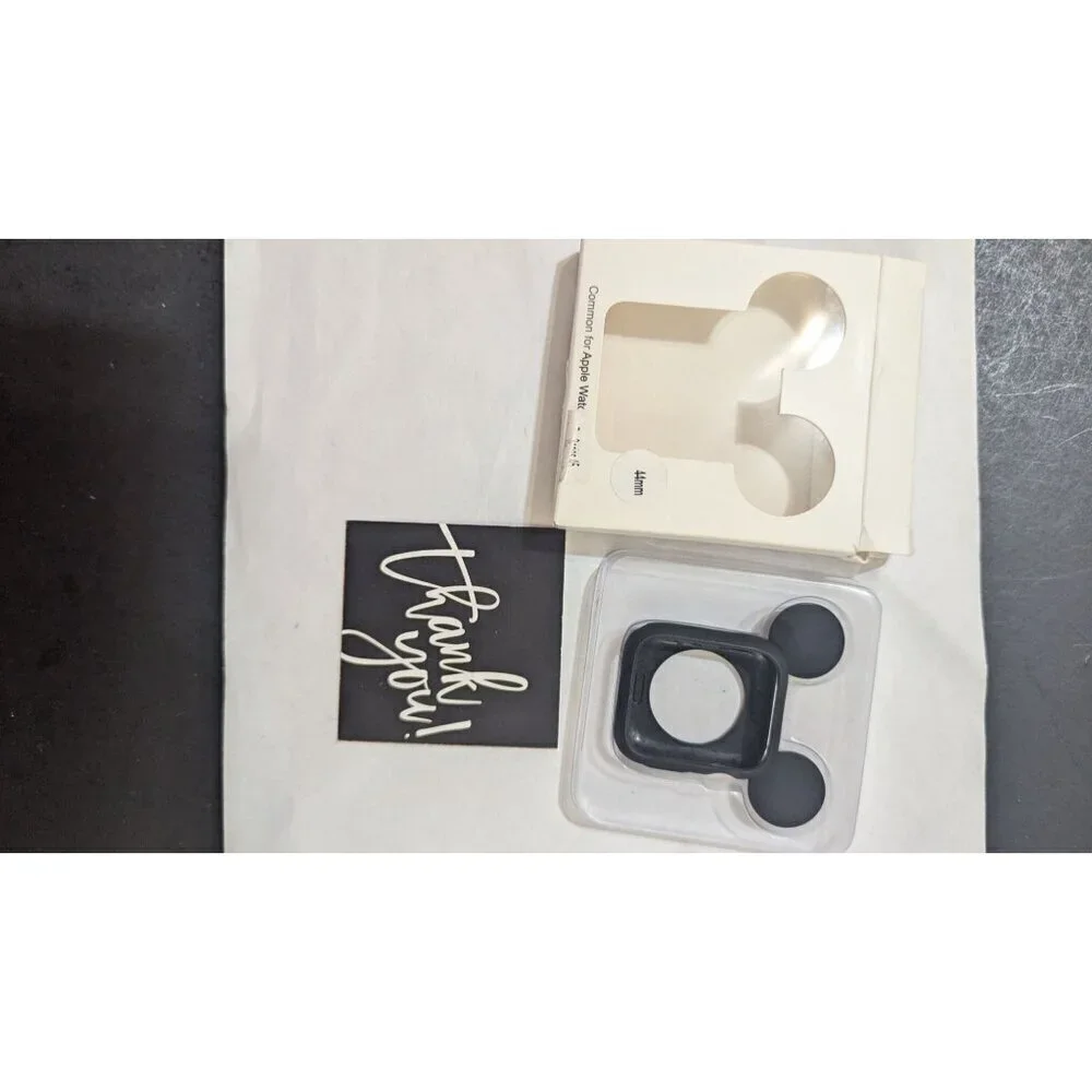 Mouse Ear Headband Ribbon Streamers Pins and‎ 44mm Apple Watch Case Bundle